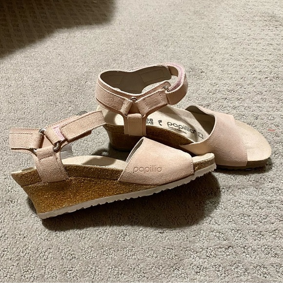 NWOT Papillio Birkenstock Eve Wedge Sandal sz 38 (sz 7-7.5) - Picture 4 of 7